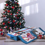 Wrapping Paper Organizer Storage Containers, w/ Pockets - Rolls, Ribbons, & Bows