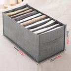 Jeans Pants Storage Box Wardrobe Clothes Organizer Cabinet Drawer Separator Underwear Socks T-Shirt Storage Organizers