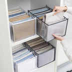 Jeans Organization Storage Box | Closet Drawer Organizer for Pants and Clothing