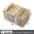 Jeans Organization Storage Box | Closet Drawer Organizer for Pants and Clothing