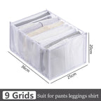 Jeans Organization Storage Box | Closet Drawer Organizer for Pants and Clothing