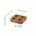 KEMORELA 1PCS Modern Wooden Egg Storage Box - Multi-Compartment Kitchen Organizer for Fresh Eggs Perfect for Home Cooking Baking