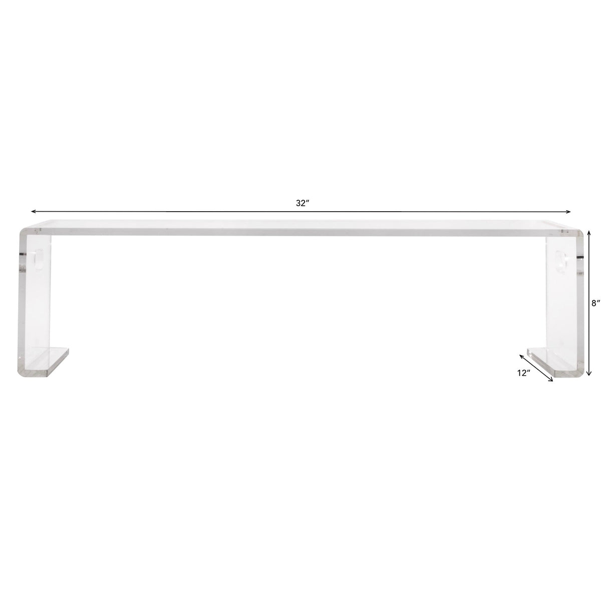 Acrylic Shoe Shelf