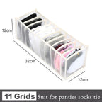 Jeans Organization Storage Box | Closet Drawer Organizer for Pants and Clothing