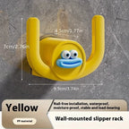 1Pc Cartoon Slippers Hook Bathroom Slipper Rack Shower Storage Organizer Shoe Holder Drainage Stand for Bathrooms and Bedrooms