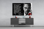 Words of Justice Glass Wall Art