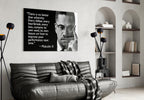 Words of Justice Glass Wall Art