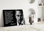 Words of Justice Glass Wall Art